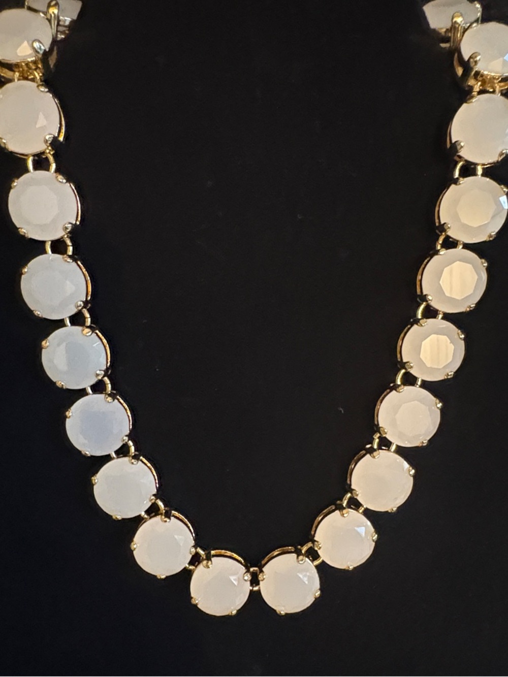 J.Crew Collet Bezel Set Statement Necklace